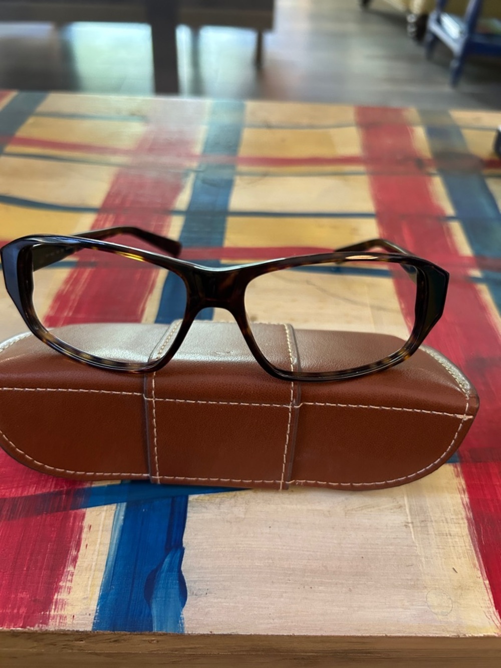 David YurmanTortoiseshell Rectangular Glasses Frame NWOT